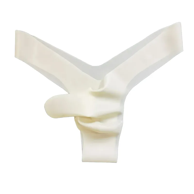 Mens Latex Foam Soft G-strings Sexy Lingerie Underwear Rubber Elephant Nose Pouch Thongs Man Sheer Exotic Panties — image 17