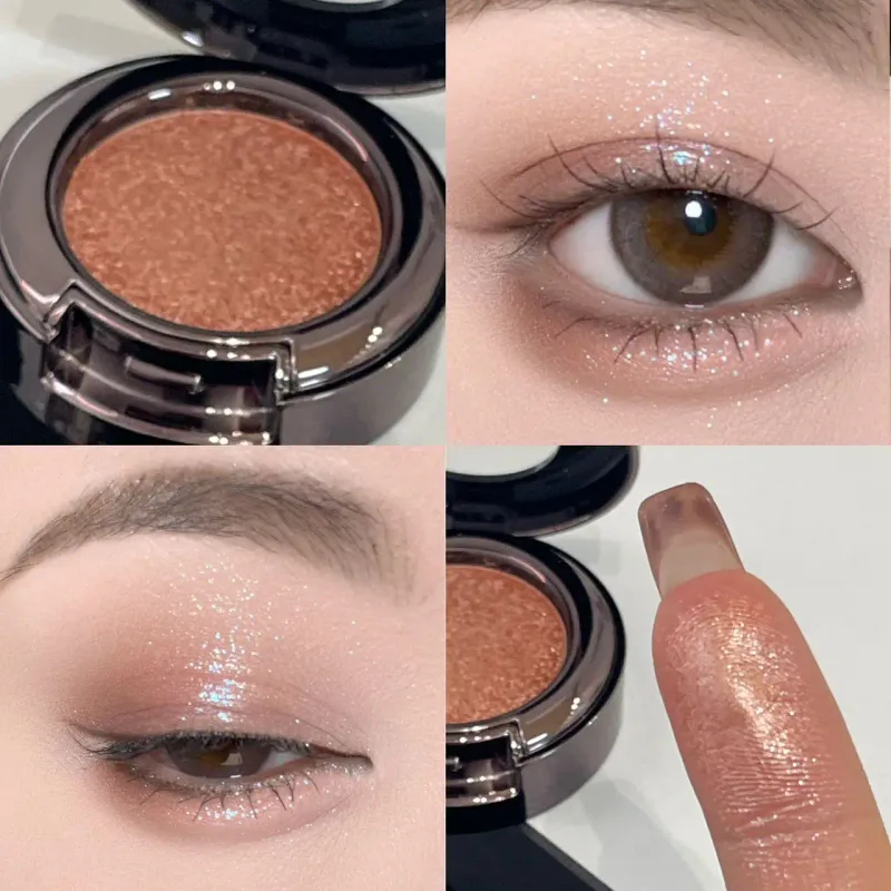 Metallic Glitter Black Blue Eyeshadow Purple Green Metallic Highlighter Eyeshadow Diamond Μακιγιάζ ματιών μακράς διαρκείας Γυναικεία καλλυντικά
