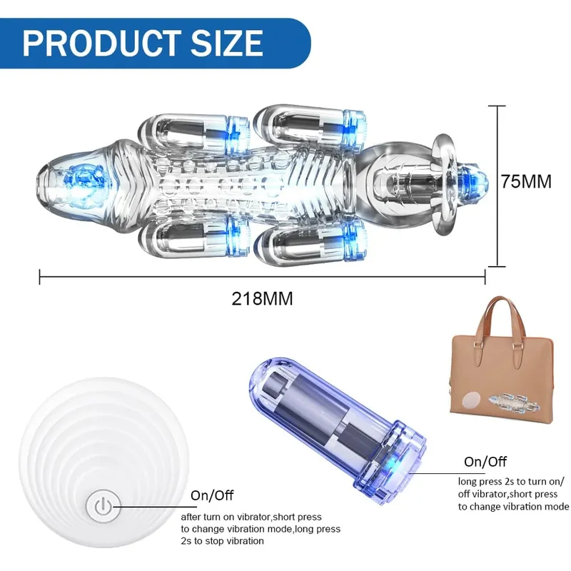 Glans Vibrator Remote Conntrol Bullet Glans Vibrator For Men Penis Exerciser Penis Glans Trainer For Delay Ejaculation Sex Toy — image 6