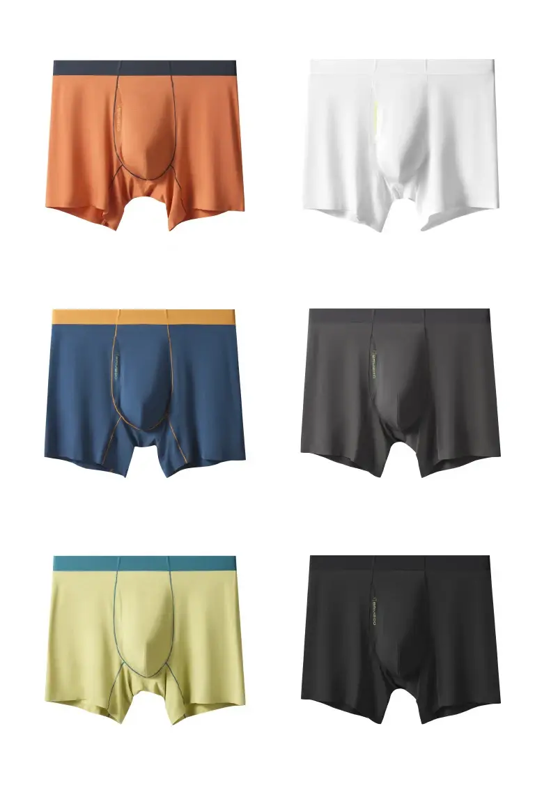 2pcs New Bamboo Fiber Man Underwear Lengthen Sport Men Boxers Regenerated Fibers Underpants L XL XXL 3XL 4XL Side Open Design — image 14