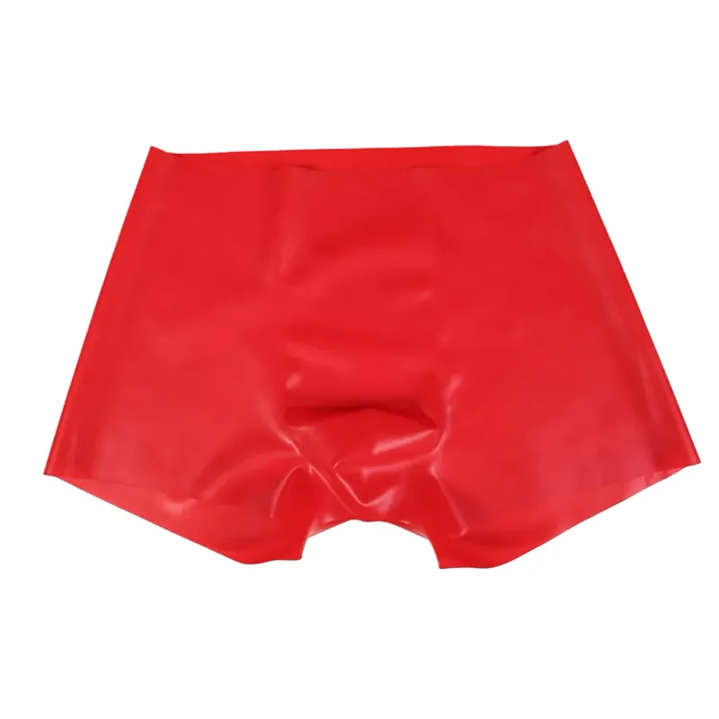 Mens Latex Boxer Briefs Underpants See-Through Rubber Safety Panties Low Waist Seamless Underwear for Sensory Appeal — image 17