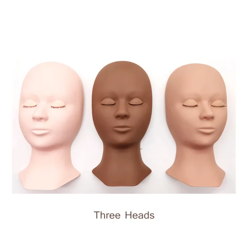 Χονδρική τιμή Εξάσκηση Lashing Eyelashes Mannequin Head Σετ εκπαίδευσης για αρχάριους Καλλυντικά Eye Lash Extension Supplies Mannequin
