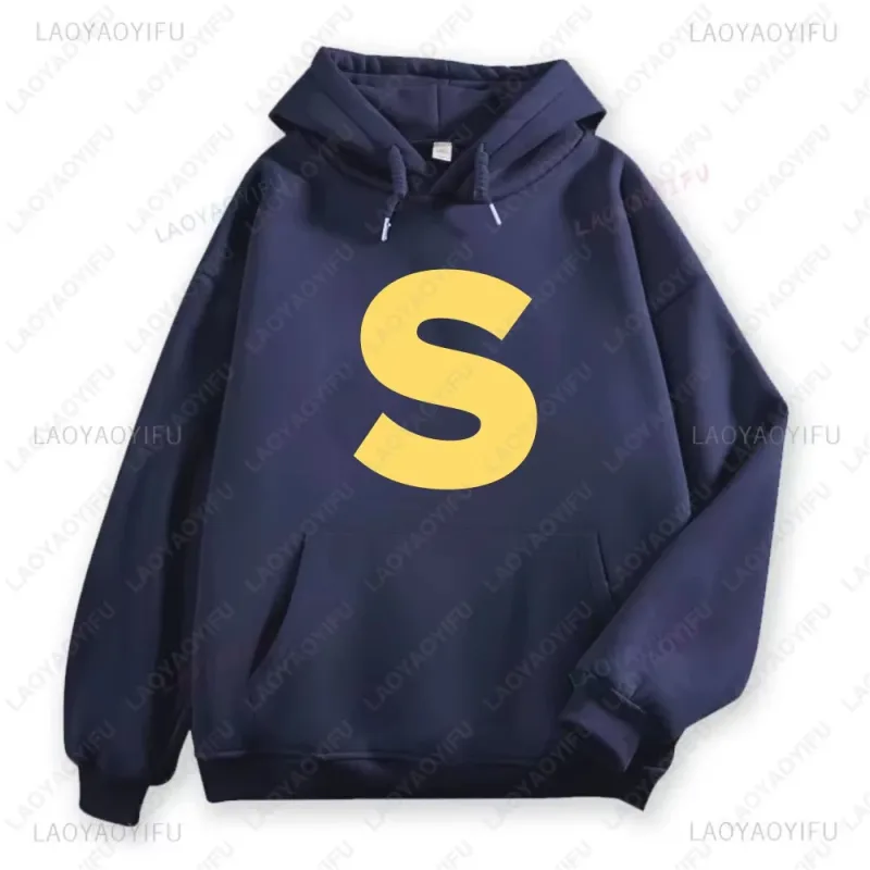 Alvin et les Chipmunks Anime sweats à capuche écologique A lettres impression sweat décontracté Streetwear unisexe pulls promo — image 2