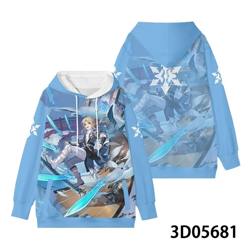 ใหม่เกมHonkai: Star Railทั้งหมดบทบาทเล่นHoodies 3Dพิมพ์อะนิเมะเสื้อกันหนาวขนาดใหญ่ผู้ชายผู้หญิงแขนยาวTracksuit Pullover — image 29