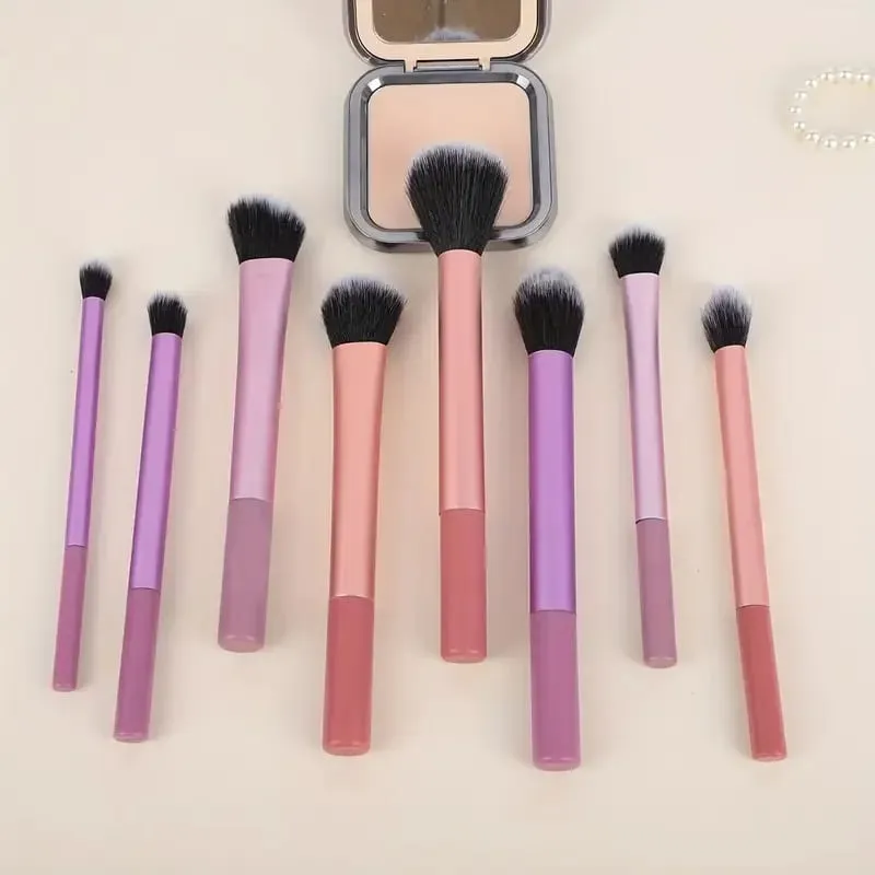 Kit de pincéis de maquiagem, 5 peças, cabelo sintético macio, pincéis de maquiagem, base, blush, sombra, ferramentas de maquiagem cosmética — image 5