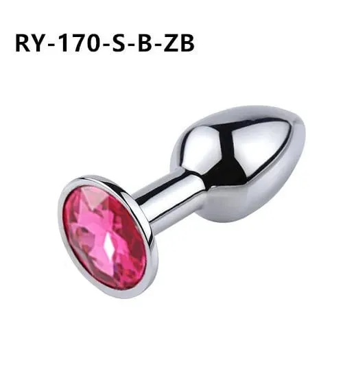 1Pcs Crystal Anus Metal anal plug Jewelry base novice player to senior player 5 size SM Butt g-point massage BDSM sex toys — image 10
