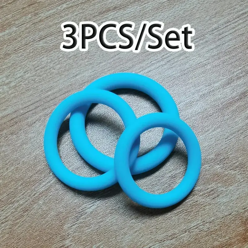 Cock Rings 3PCS Flash In The Night Lock Δαχτυλίδι πέους από σιλικόνη σεξουαλικά παιχνίδια για άντρες Δαχτυλίδι με όσχεο καθυστερημένης εκσπερμάτωσης — image 8