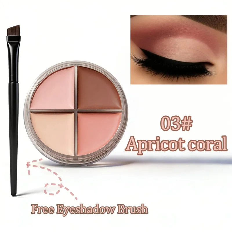 Herorange Smudge Proof Cream Eyeliner Kit Μακιγιάζ ματιών πολλαπλών χρήσεων για αρχάριους