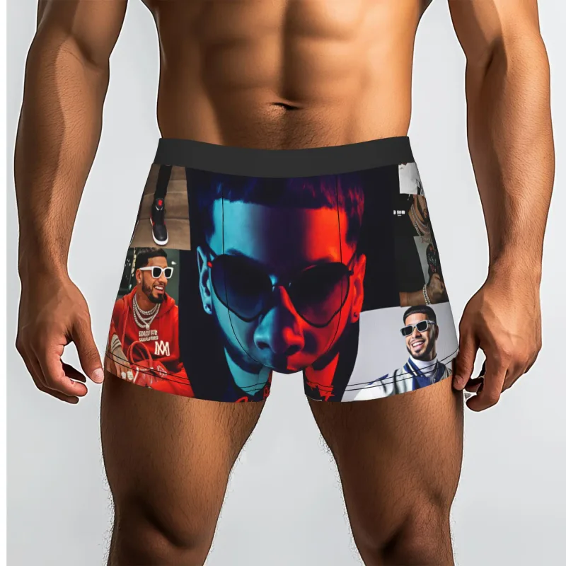 Male Funny A-Anuel AA Underwear Boxer Briefs Stretch Shorts Panties Underpants — image 28