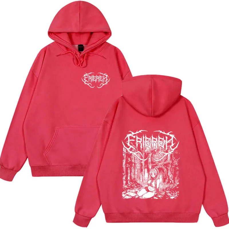 Anime Frieren: au-delà de la fin du voyage t-shirt Frieren Manga gothique sweat à capuche pour homme femmes vêtements vêtements d'hiver Style ample streetwear — image 12