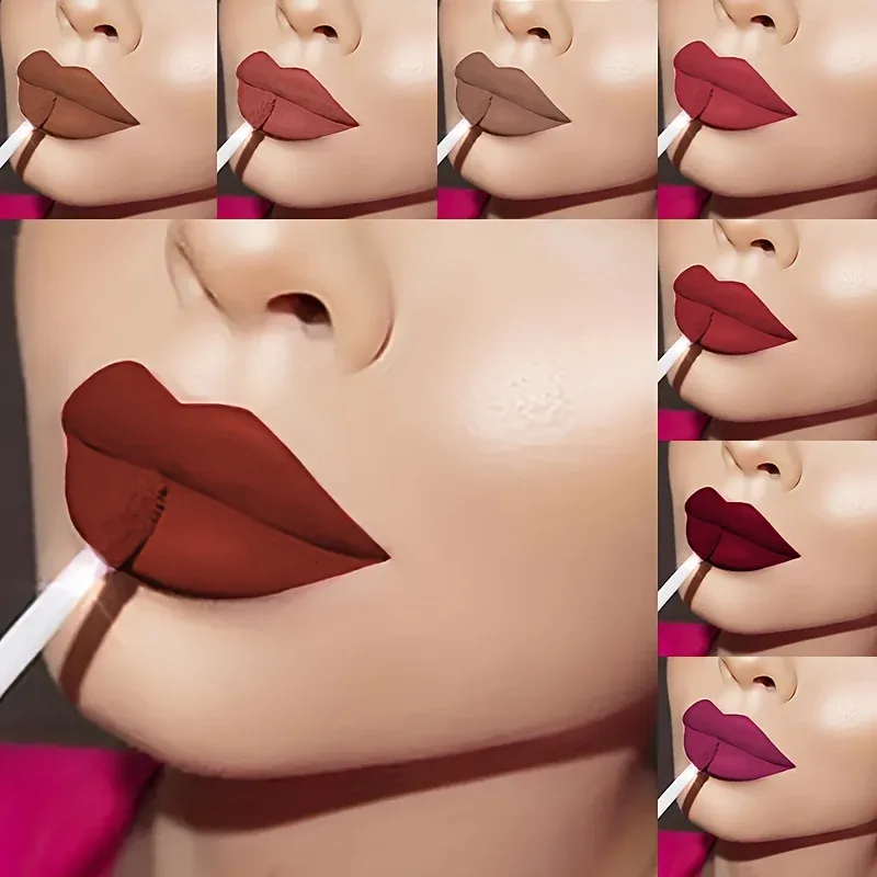 High Pigmented Matte Lip Glaze - Long-lasting Smudge Proof Liquid Lipstick Makeup Δώρα για την Ημέρα του Αγίου Βαλεντίνου Δώρο για την Ημέρα της Γυναίκας — image 5
