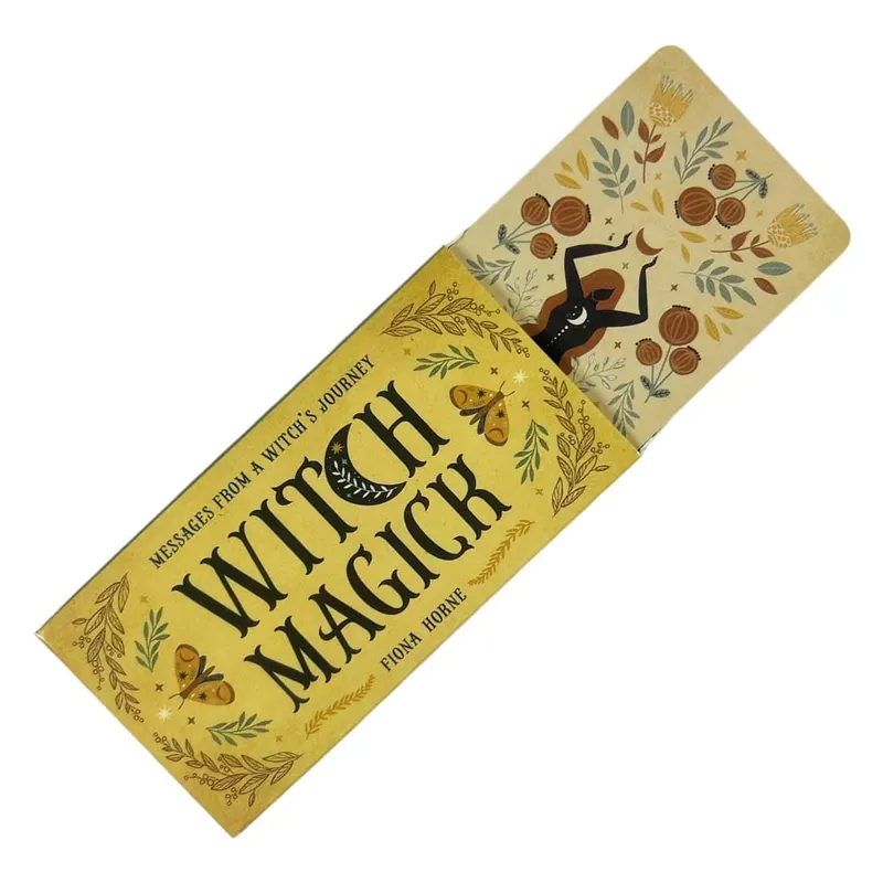 Witch Magick Cards Oracle Deck 40 Pcs Inspiration Cards with Keywords