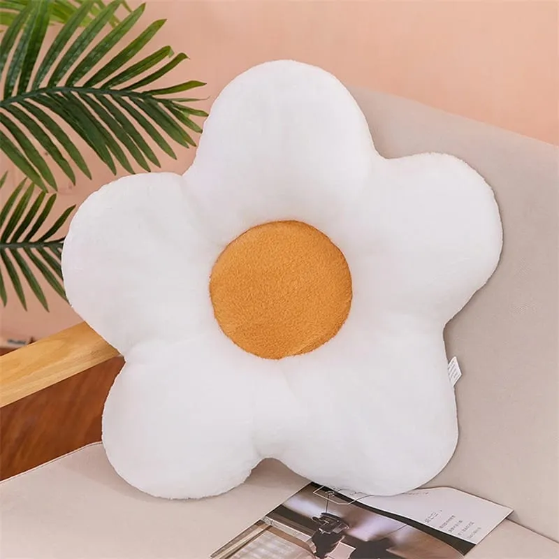 Πρακτικό 35cm Kawaii Πολύχρωμο Μαξιλάρι Λουλούδι Μαξιλάρι Μαλακό Ηλίανθο Ματ γεμιστό καναπέ-κρεβάτι Δώρα για στολισμό πλάτης ύπνου — image 11