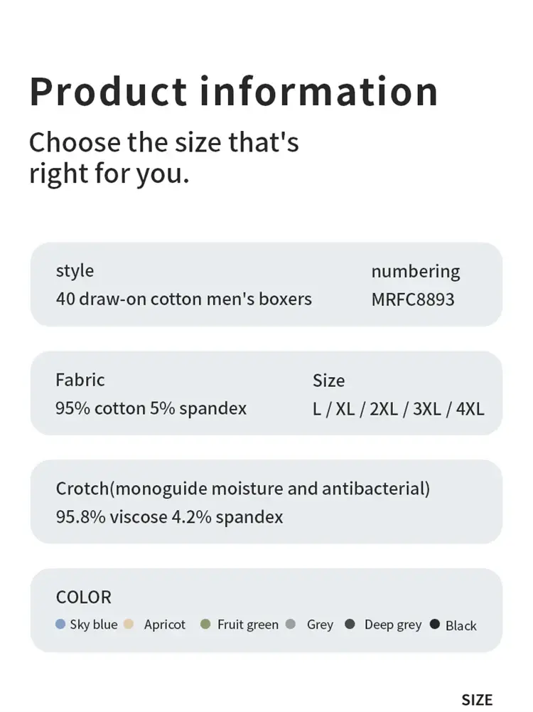 MiiOW 3Pcs Men's Striped Funny Boxer Shorts Underwear Antibacterial Crotch Underpants Man Breathable Cotton Lingerie Panties — image 11
