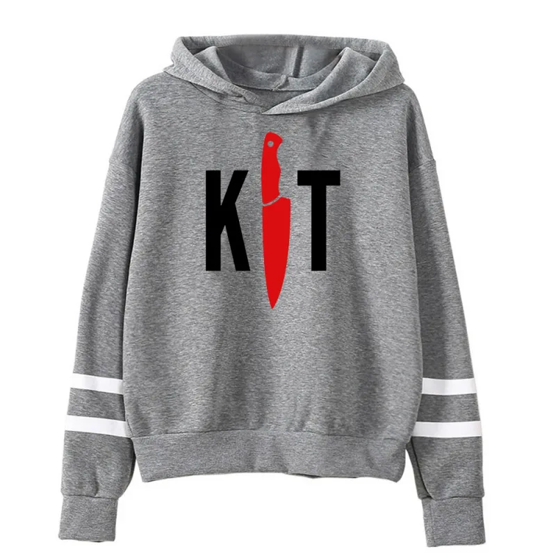 Kill Tony Merch 까마귀 유니섹스 포켓리스 평행 바 슬리브 streetwear 여성 남성 후드 티셔츠 웃긴 옷