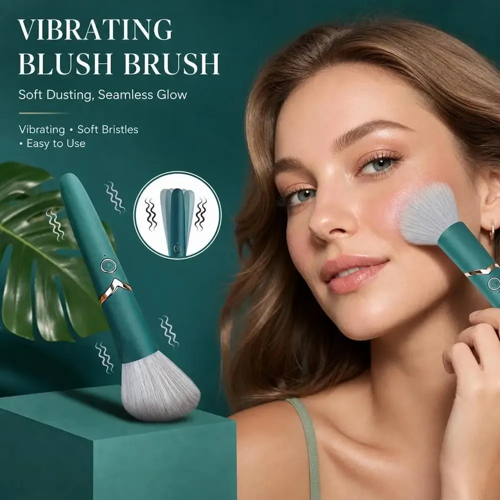 Novos pincéis de maquiagem elétricos vibratórios, pincel de blush, ferramenta de mistura de base impecável, massageador facial e produtos de beleza — image 3