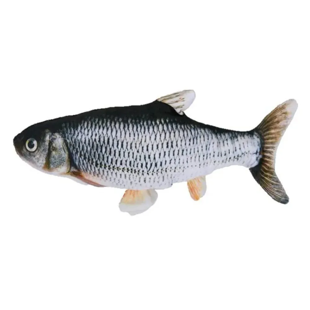 Νέο κούκλα Clownfish Throw Παιχνίδι Ψάρι Λούτρινη κούκλα 3D Μαξιλάρι ύπνου σε σχήμα ψαριού Δώρο Παιχνίδι Catnip Χριστουγεννιάτικο τέλειο μαξιλάρι για ζώα — image 9