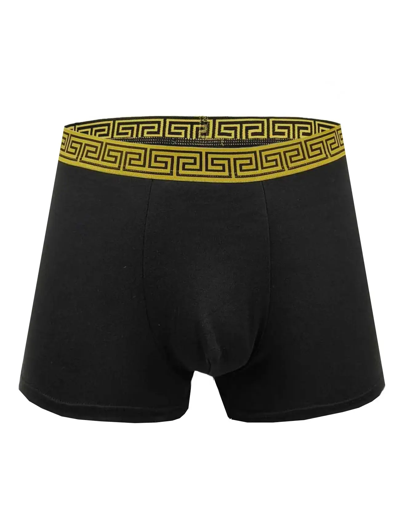 4PCS Trendy Men's Light Luxury Underwear: Four Color Combinations, Comfortable, Elastic and Unique Belt Design Men's Underwear