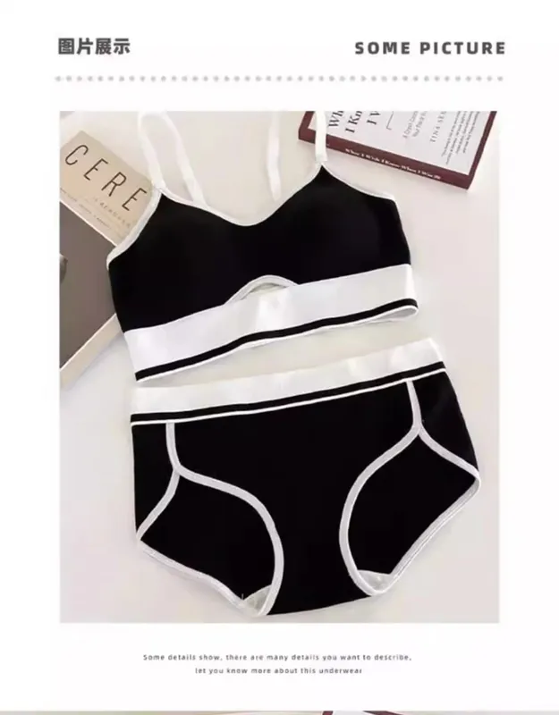 Εσώρουχα εσώρουχα Seamless Sports Bralette Teens Wireless Anti-Sagging Thin Cup Μικρή υποστήριξη στήθους Racerback Ελαφρύ σετ σουτιέν — image 13
