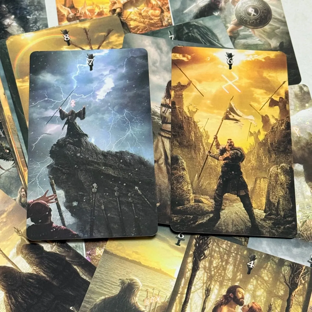 Runic Tarot Cards Russian Version 80 Cards Board Game