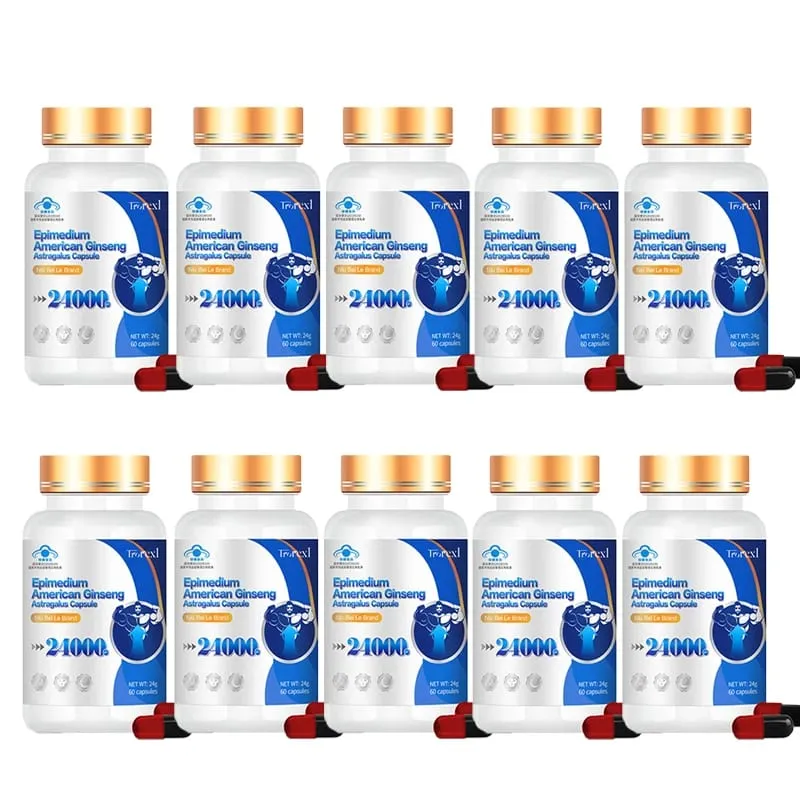 Ενίσχυση ενέργειας με εκχύλισμα Epimedium & Ginseng - Προωθεί τη δύναμη και την αυτοπεποίθηση - Ανδρικό καθημερινό συμπλήρωμα φυτικής ενίσχυσης