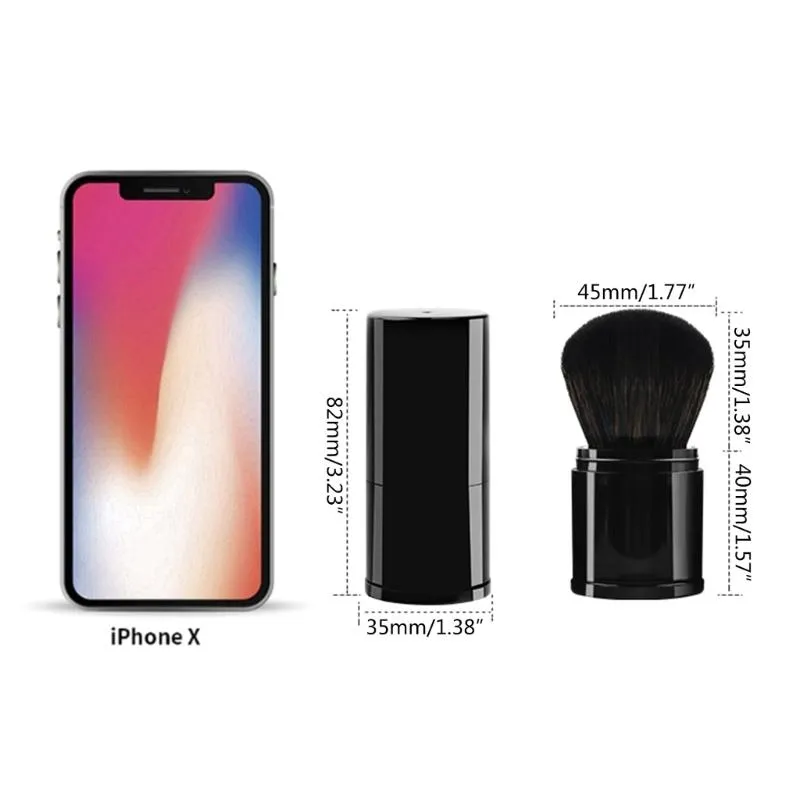 Πτυσσόμενα πινέλα Kabuki-Makeup Powder Brush Μικρά πινέλα μακιγιάζ ταξιδίου — image 6