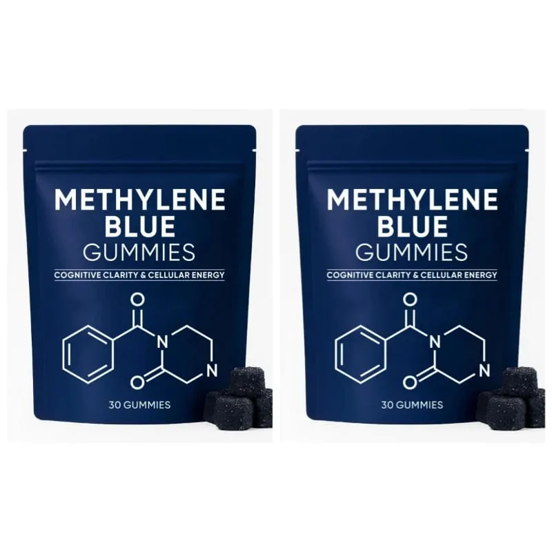 Methylene Blue Compound Gummies 5mg 30/60 Ct Γεύση Μύρτιλλου για Διαρκή Ενέργεια Ψυχική Διαύγεια και Κυτταρική Υποστήριξη Διάθεσης — image 11