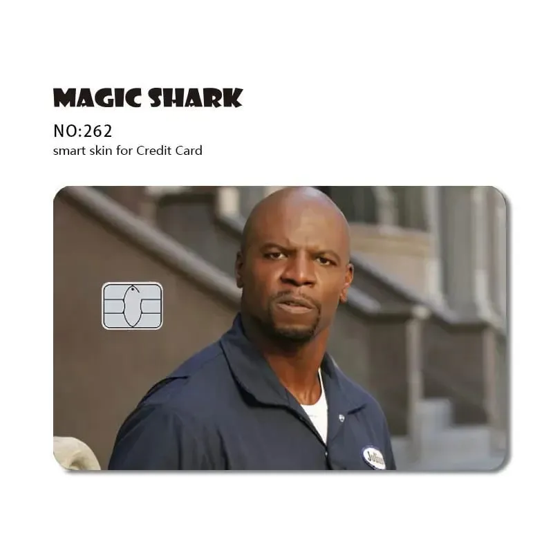 Magic Shark Dog Meme Hunter Snake Stonks 3M ματ μπροστινό αυτοκόλλητο PVC Κάλυμμα μεμβράνης για τραπεζική χρεωστική πιστωτική κάρτα — image 22