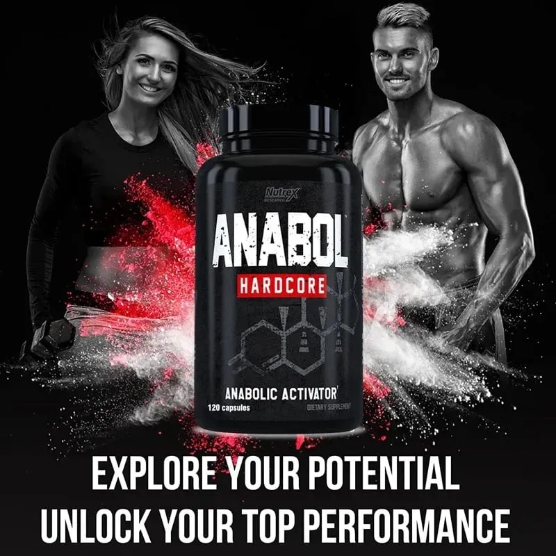 Anabol Hardcore - Μυϊκό Συμπλήρωμα Διαιτητικές Κάψουλες Lean Muscles Strength Growth Repair Recovery 6-Keto-Diosgenin Acetate — image 4