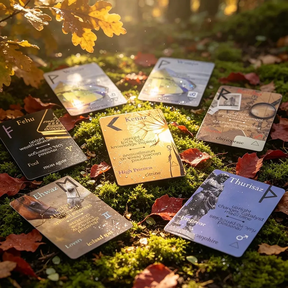 Ancient Wisdom Runes Deck A 25 Runes Oracle Cards Μαντικές κάρτες Fortune Telling For Inspire Your Life and Destiny Cards Game — image 5