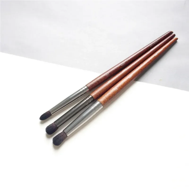 Precision Smudger Blender Brush 212 216 218 Original Wood Handle Eyeshadow Brushes Makeup 3 τμχ Σετ
