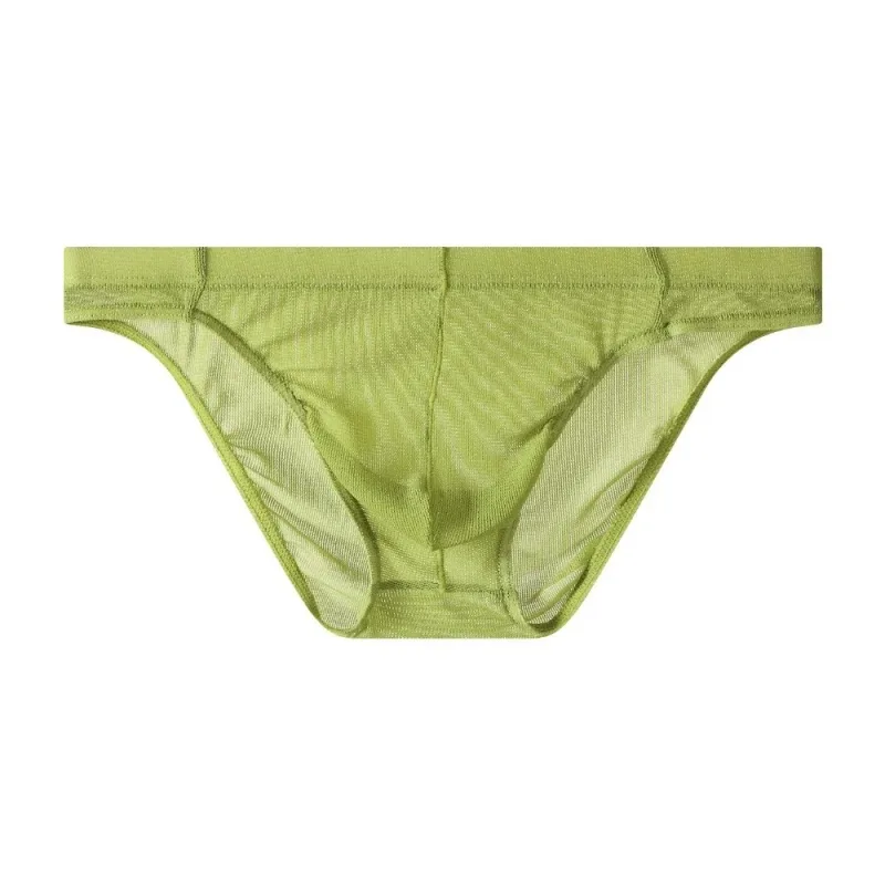 Lingerie Men Mesh Triangle Panties Low Waist Breathable Men Thin Briefs Transparent Thin Soft Underwear for Men Daily Wear — image 17