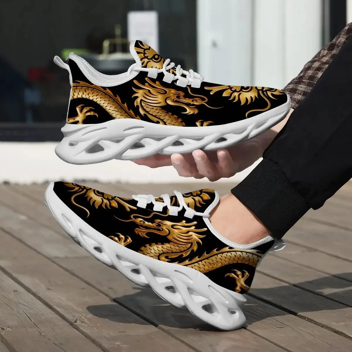 Ανδρικά αθλητικά παπούτσια Casual Mesh Ελαφρύ, αναπνεύσιμο, μαλακό πάτο για τρέξιμο Παπούτσια για τρέξιμο, ολισθηρά ανδρικά φλατ Loafers, αθλητικά παπούτσια Zapatos Hombre — image 10