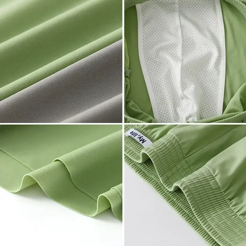 Large Size Satin Silky Loose Boxer Shorts Men Summer Thin Cool Ice Silk Underwear Arrow Pant Seemless Sleepwear Pajamas Panties 3256812316631462 — image 10