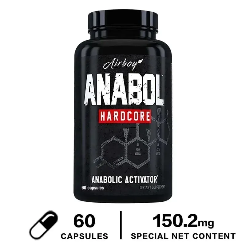 Συμπλήρωμα Anabol Hardcore - Αναβολικά Συμπληρώματα Μυϊκής Δόμησης που προάγουν τη σύνθεση μυϊκής πρωτεΐνης και αυξάνουν τη δύναμη — image 8