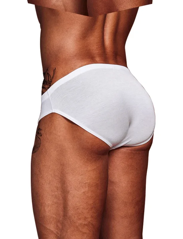 Men's Modal Ultra Thin Bare Feel Briefs, Low Rise High Elastic Breathable 3D Convex Pouch Underwear — image 21