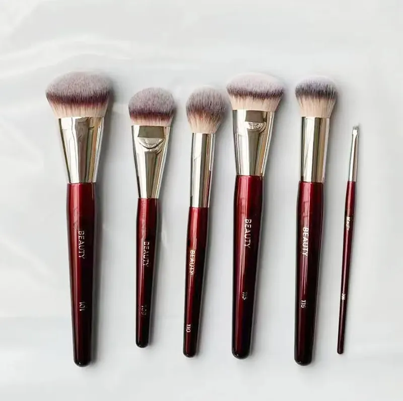 5/7 τμχ/σετ Bevel Blush Brushes Makeup Eye Make UP Brush Concealer Lid Crease Shader Blender Shimmer 506 Contoured Foundation — image 2