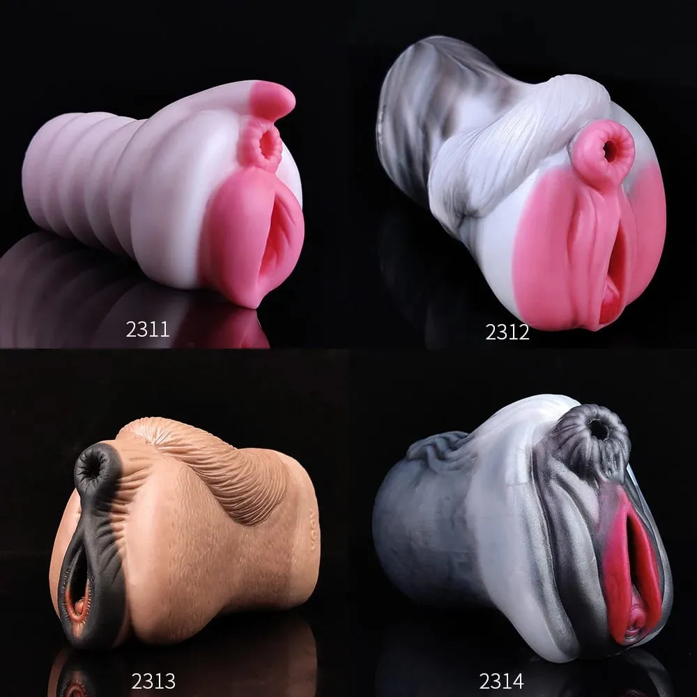 Fantasy Male Masturbator Small Flaws Silicone Sex Toy Horse Wolf Dog Pussy Stroker