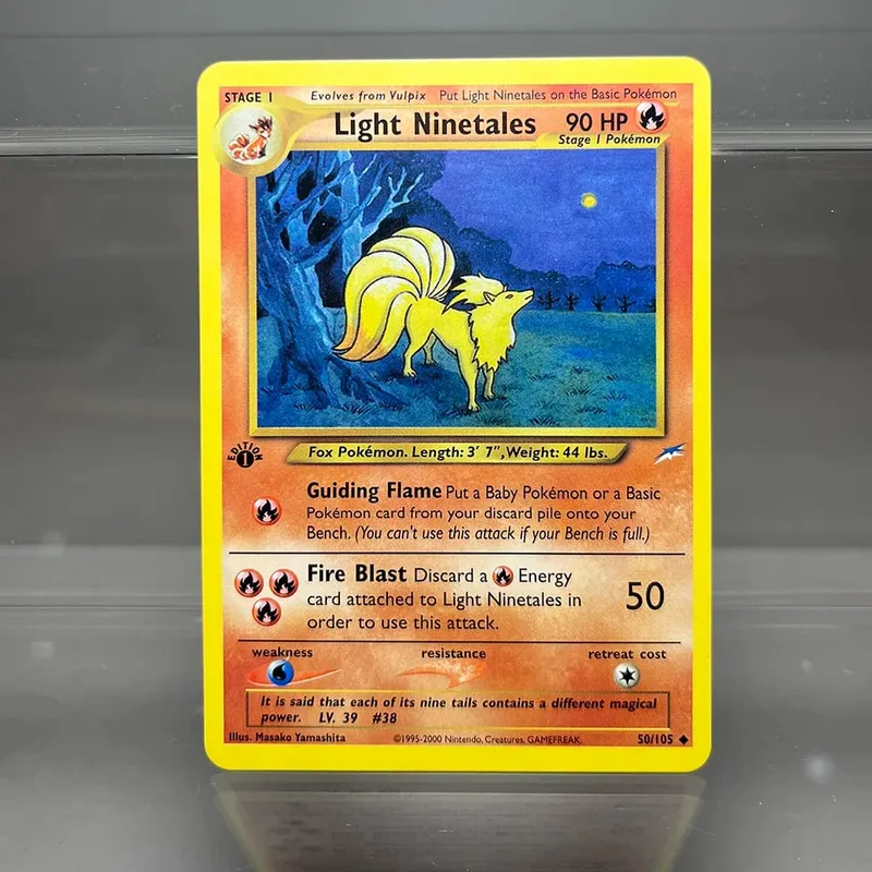 Neo Destiny Charizard PTCG Single Collection Card 1st Edition 1996 Tyranitar Gengar Card PKM Proxy Cards Toys Gifts — image 21