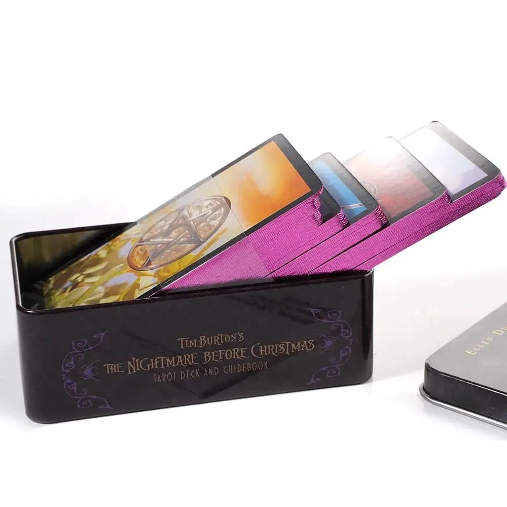 Witches Tarot Deck Tarot Beginner in a Tin Metal Box Υψηλής ποιότητας 78 Card Golded Edge Paper Booklet Based Rider Tarot — image 4