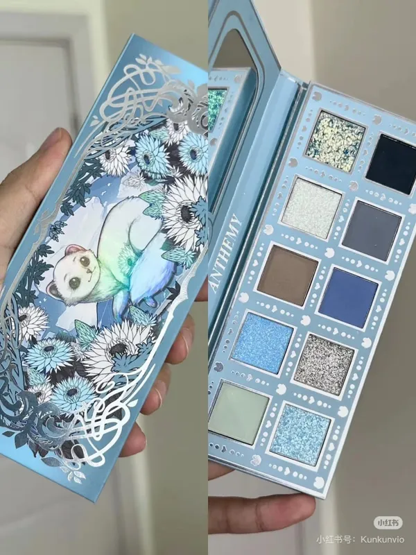 Anthemy 10 Color Eyeshadow Palette Matte Shimmer Chameleon Αδιάβροχο μακράς διαρκείας Pearly Shiny Metal Eye Shadow Palette Make-up — image 10