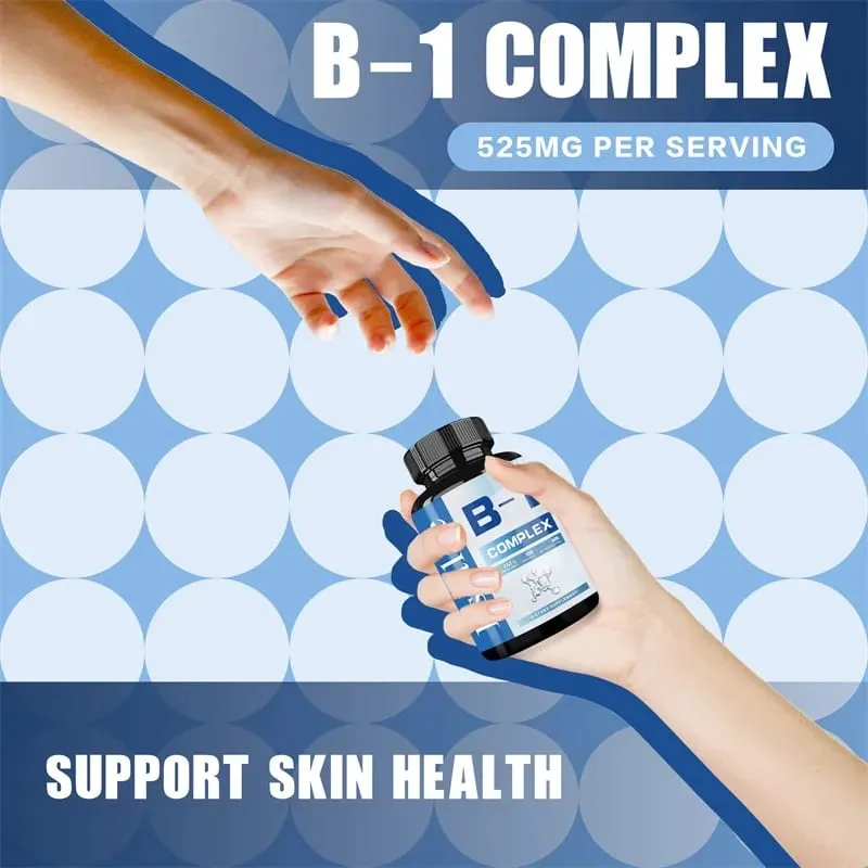 Vitamin B1 Complex - Improves Energy Levels Boosts Metabolism and Supports Nervous System Health — image 5