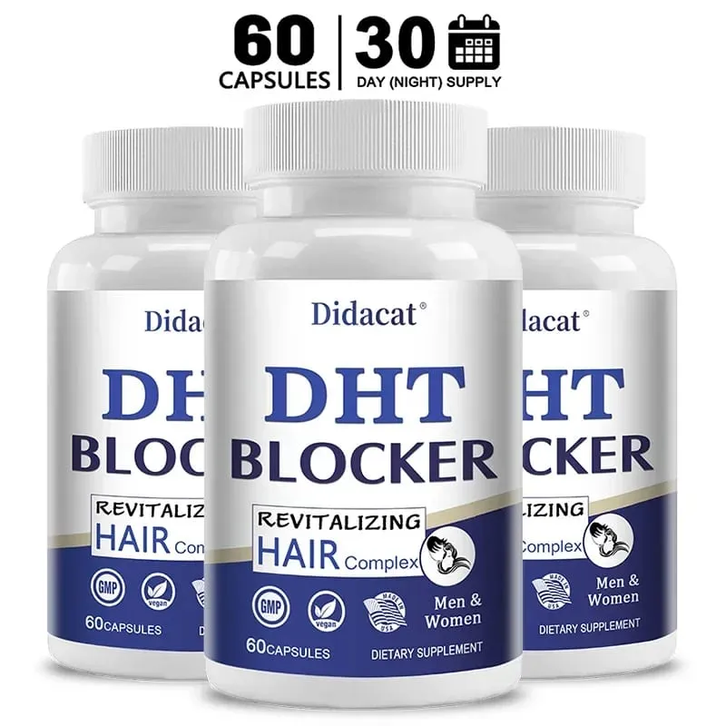 Didacat Advanced DHT Blocker Hair Growth Supplement for Hereditary Thinning Hair - for Men and Women Hair Loss — image 10