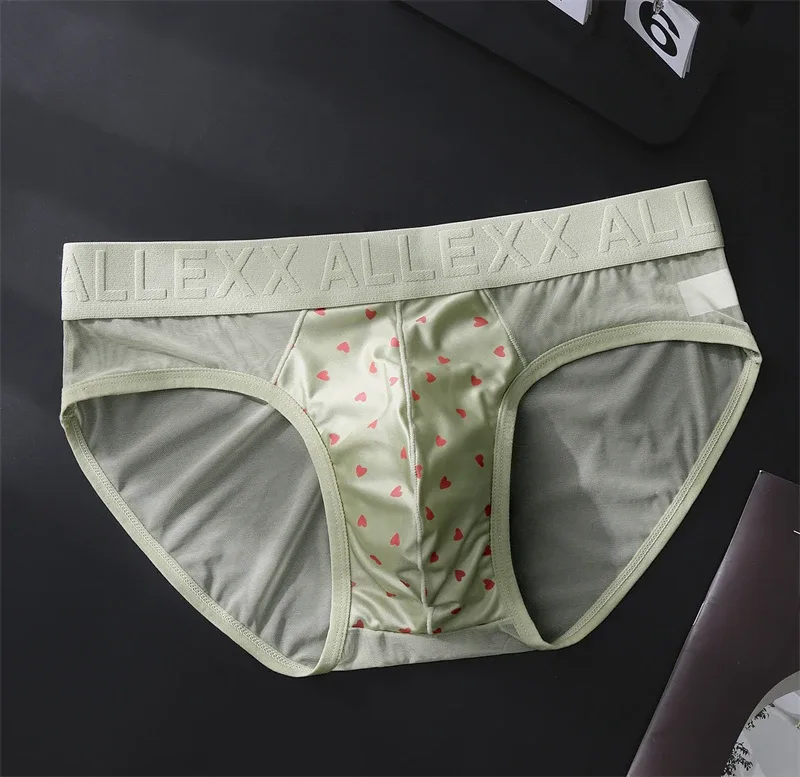 adults 18 plus cueca mesh men's underwear letter waist cuecas masculino print calzoncillos hombre 3D convex bag man lingеrie new — image 8