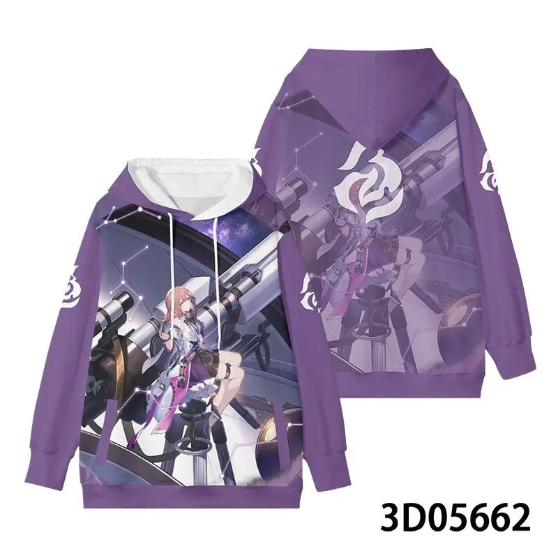 ใหม่เกมHonkai: Star Railทั้งหมดบทบาทเล่นHoodies 3Dพิมพ์อะนิเมะเสื้อกันหนาวขนาดใหญ่ผู้ชายผู้หญิงแขนยาวTracksuit Pullover — image 35