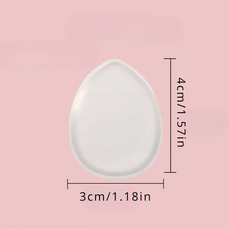 2 DB mini szilikon ujjbegyek – újrafelhasználható illatmentes sminkecsetek alapozó korrektorhoz és púderes sminkkiegészítőkhöz — image 2
