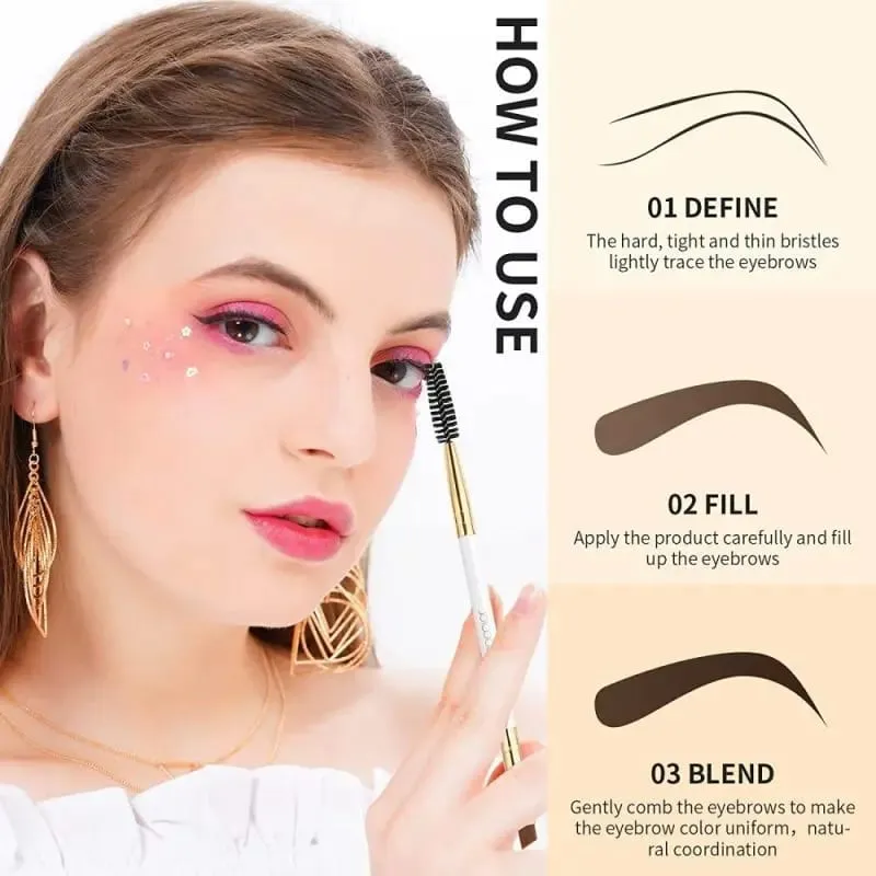 Docolor Brush+Eyebrow Comb Beauty Brush Brush Επαγγελματικά πινέλα μακιγιάζ για βούρτσα φρυδιών Eye blending brush — image 5