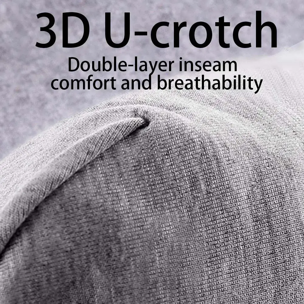 4Pcs Men's Underpants Breathable Cotton Men's Briefs 3D Cutting U Pouch Design Boxer Men Soft Touch Man Underwear — image 3