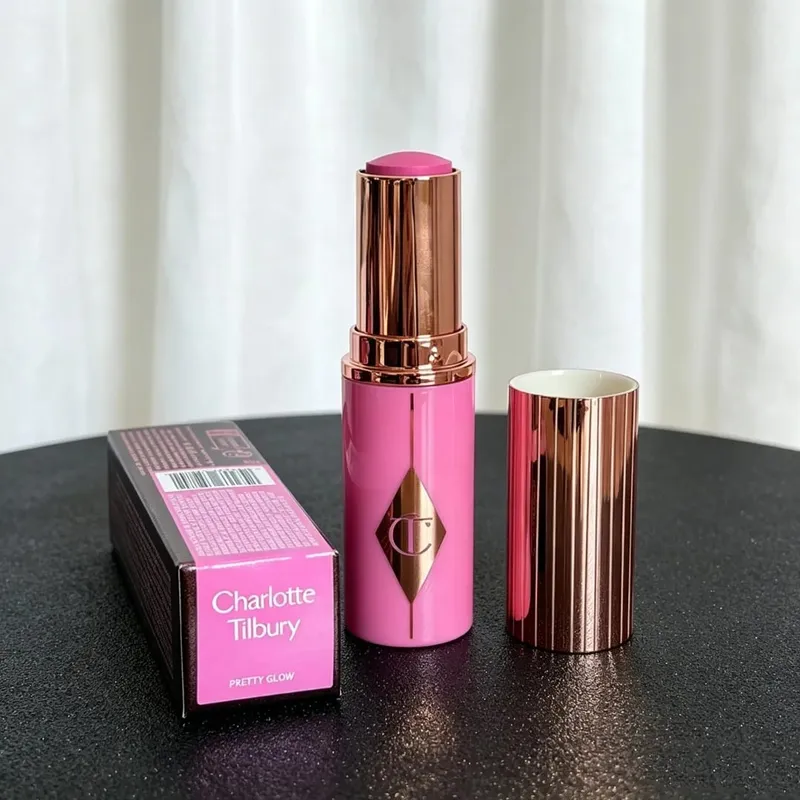Charlotte Tilbury Bronze Contour Wand Matte Blendable & Blush Stick Radiant Buildable Natural Glow Δώρο μακιγιάζ προσώπου που διαρκεί
