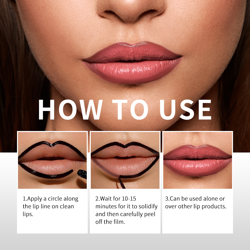 Peel Off Lip Stain Magic Lips Tattoo Μεγάλης διάρκειας Αδιάβροχο Μουτζούρες Απόδειξη Μεταφοράς Καλλυντικό Μολύβι ματ χειλιών — image 5